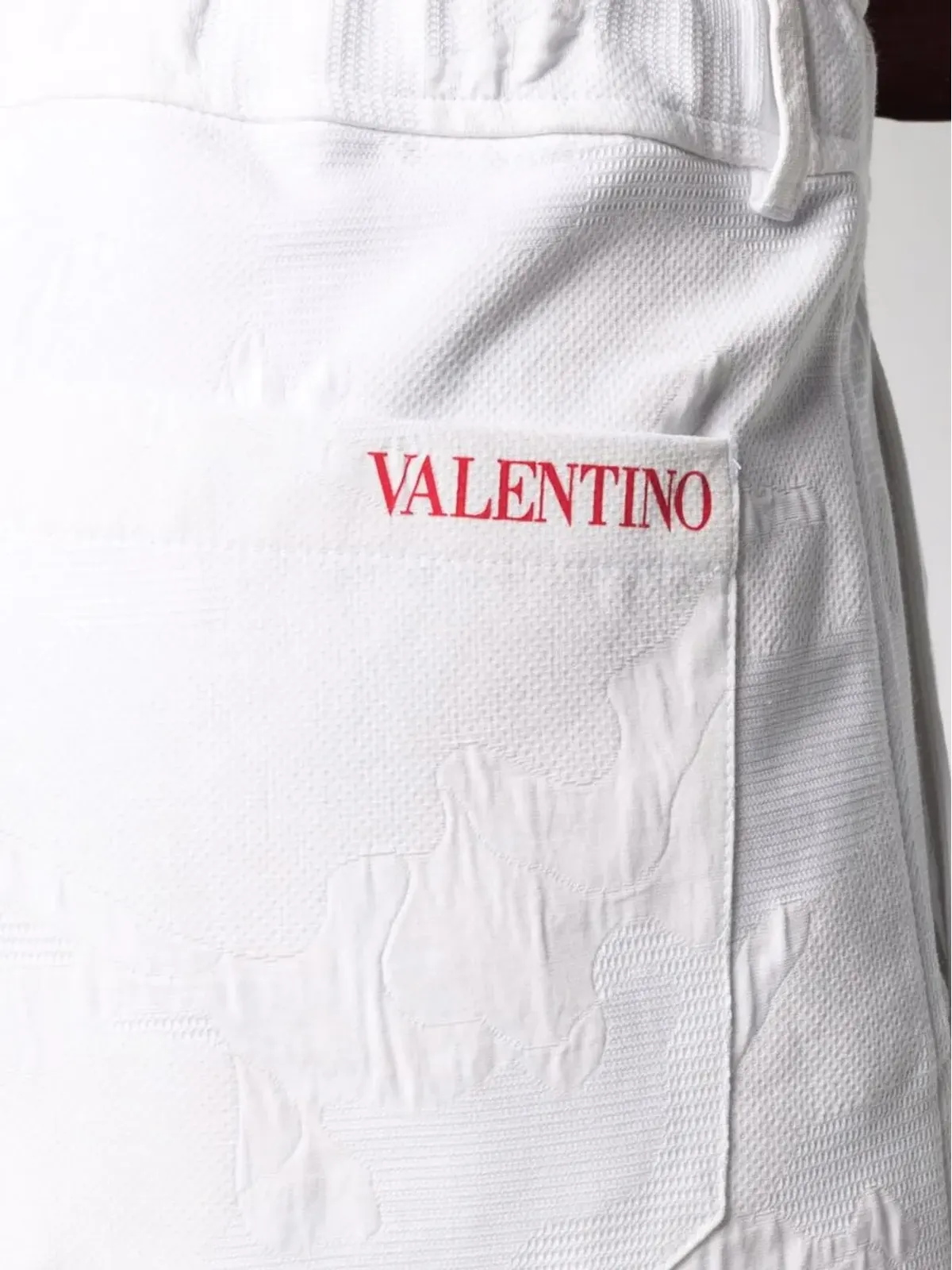Valentino Garavani ロゴプリントジャカードショーツ - 画像5