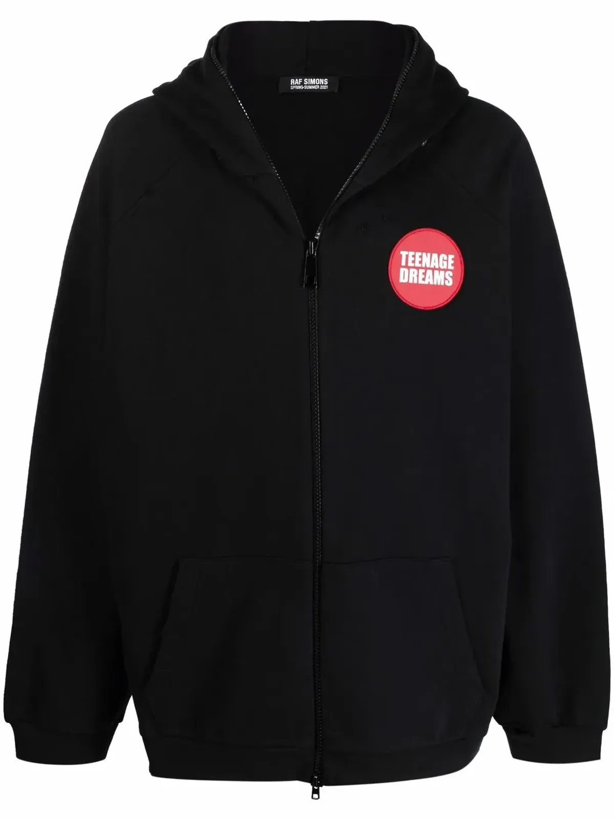 Raf Simons Teenage Dreams zipped hoodie - Black - 画像1