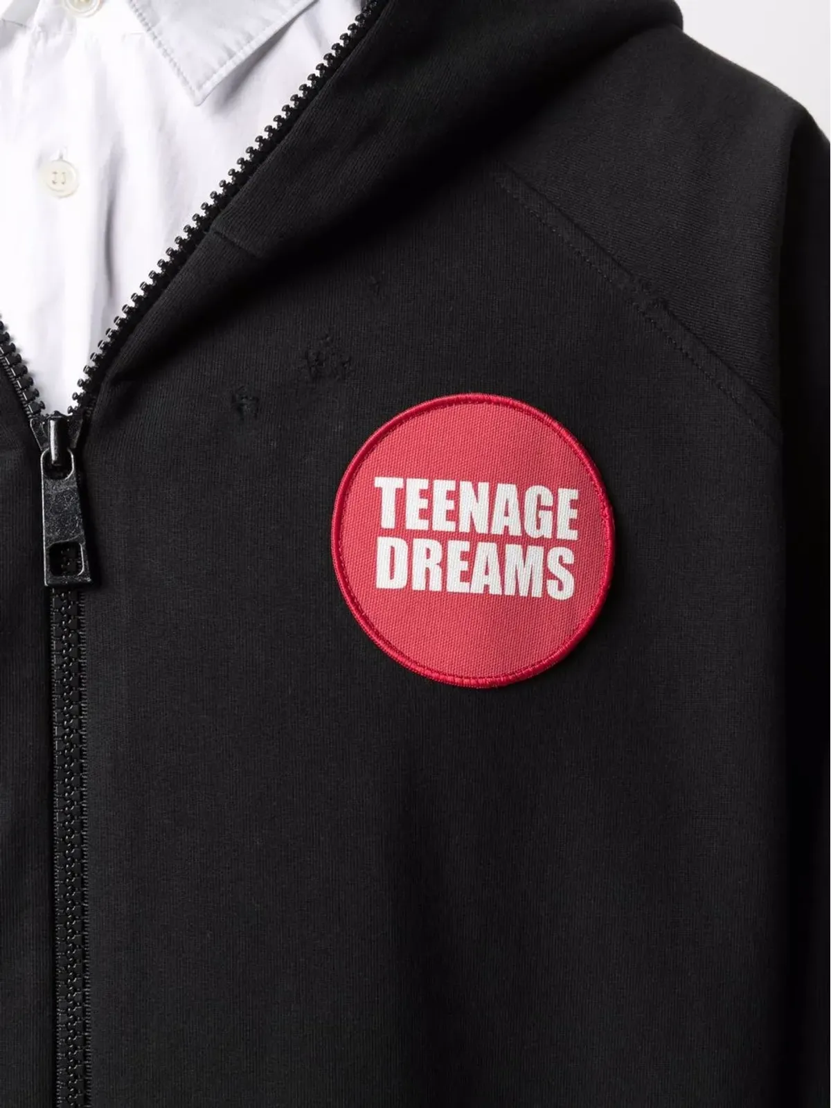 Raf Simons Teenage Dreams zipped hoodie - Black - 画像5
