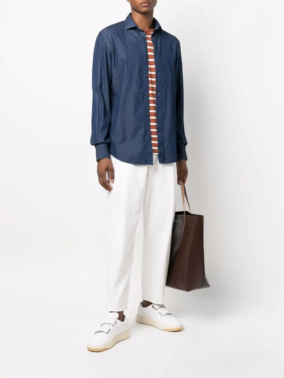 ETRO デニムコットンシャツ - 画像2