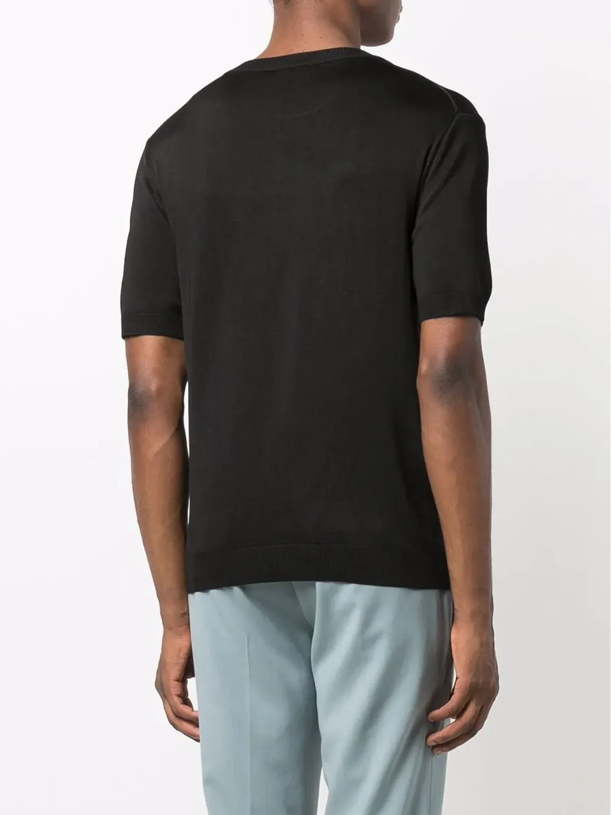 SANDRO 丸首ニットTシャツ - 画像4