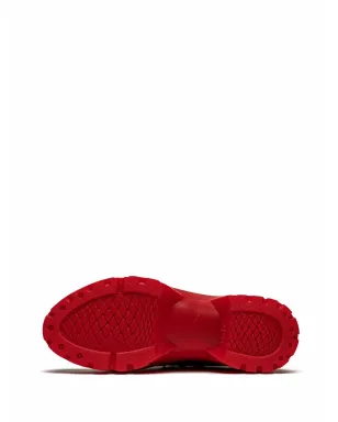 Reebok x Cardi B Club C ブラック/レッド スニーカー - サムネイル4