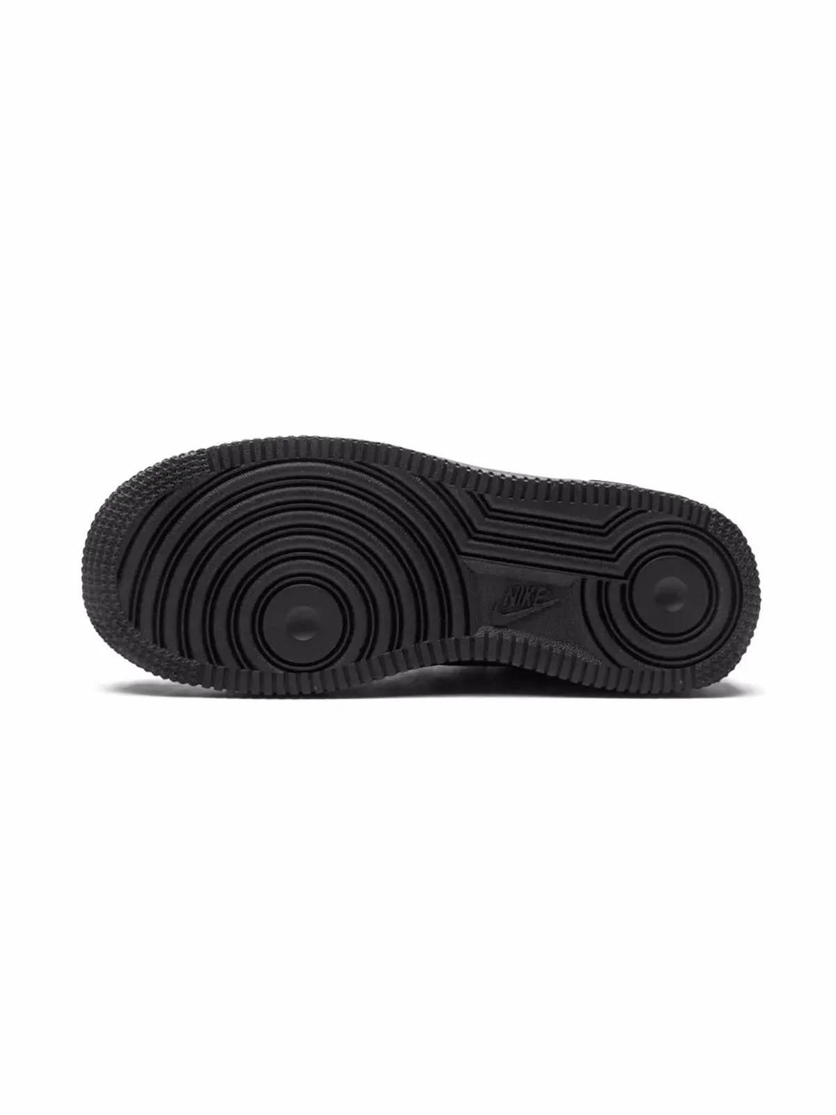 Nike Kids x Stussy Force 1 ブラック スニーカー - 画像4