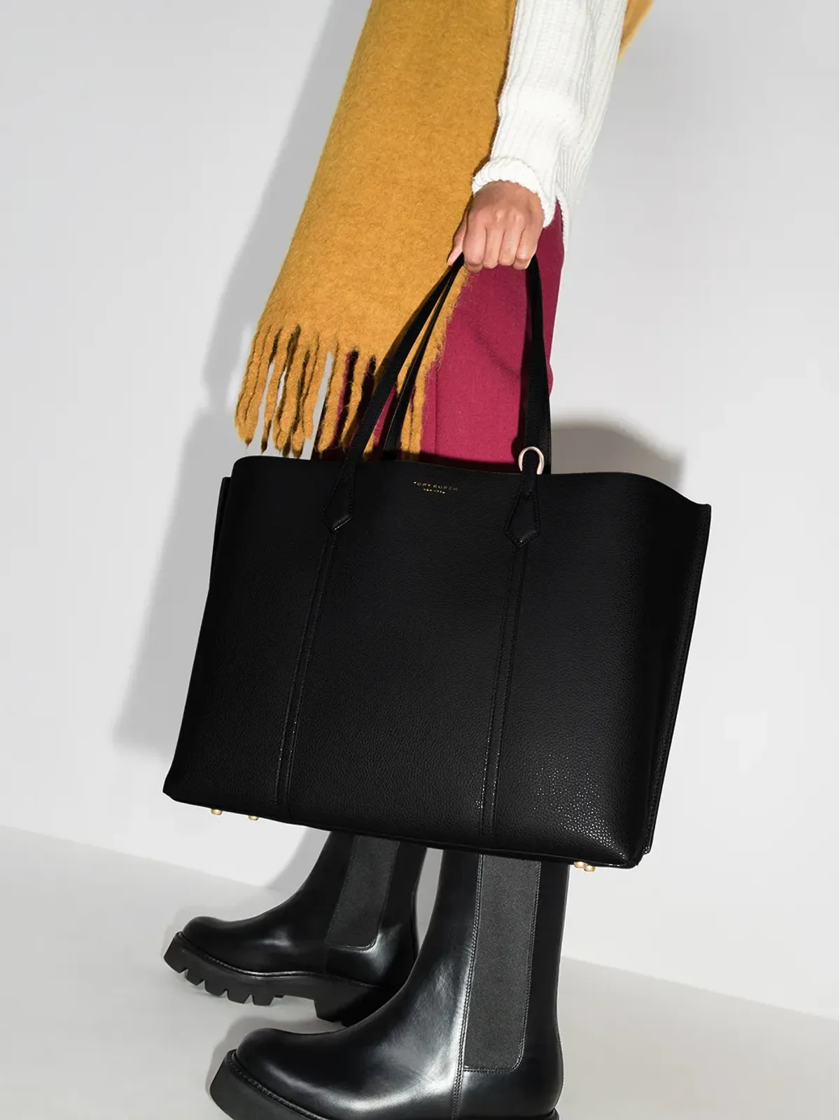 Tory Burch Perry トリプルコンパートメント トートバッグ - 画像2