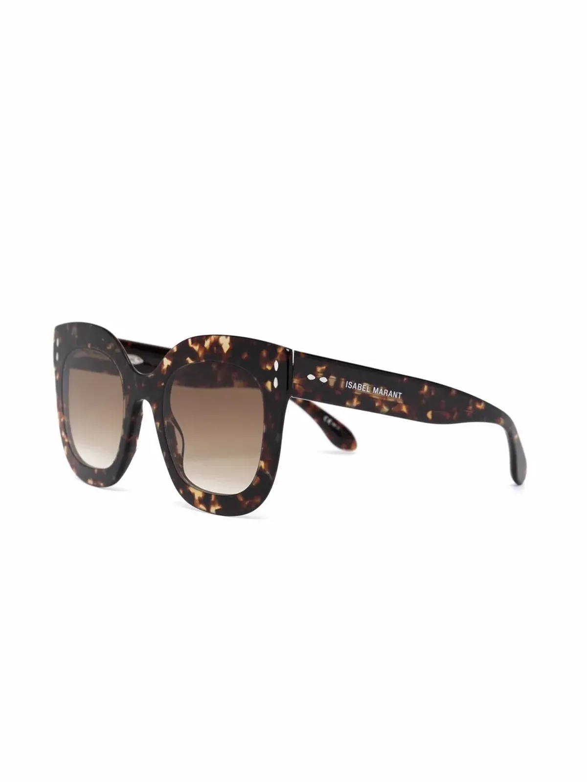 Isabel Marant Eyewear べっ甲柄キャットアイサングラス（ブラウン） - 画像2