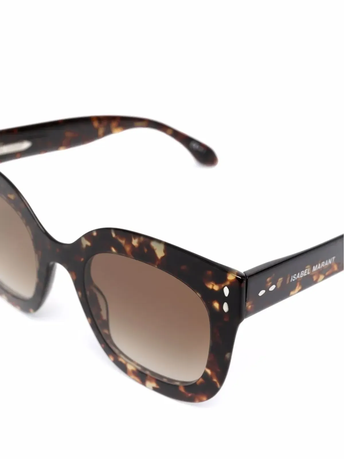 Isabel Marant Eyewear べっ甲柄キャットアイサングラス（ブラウン） - 画像3