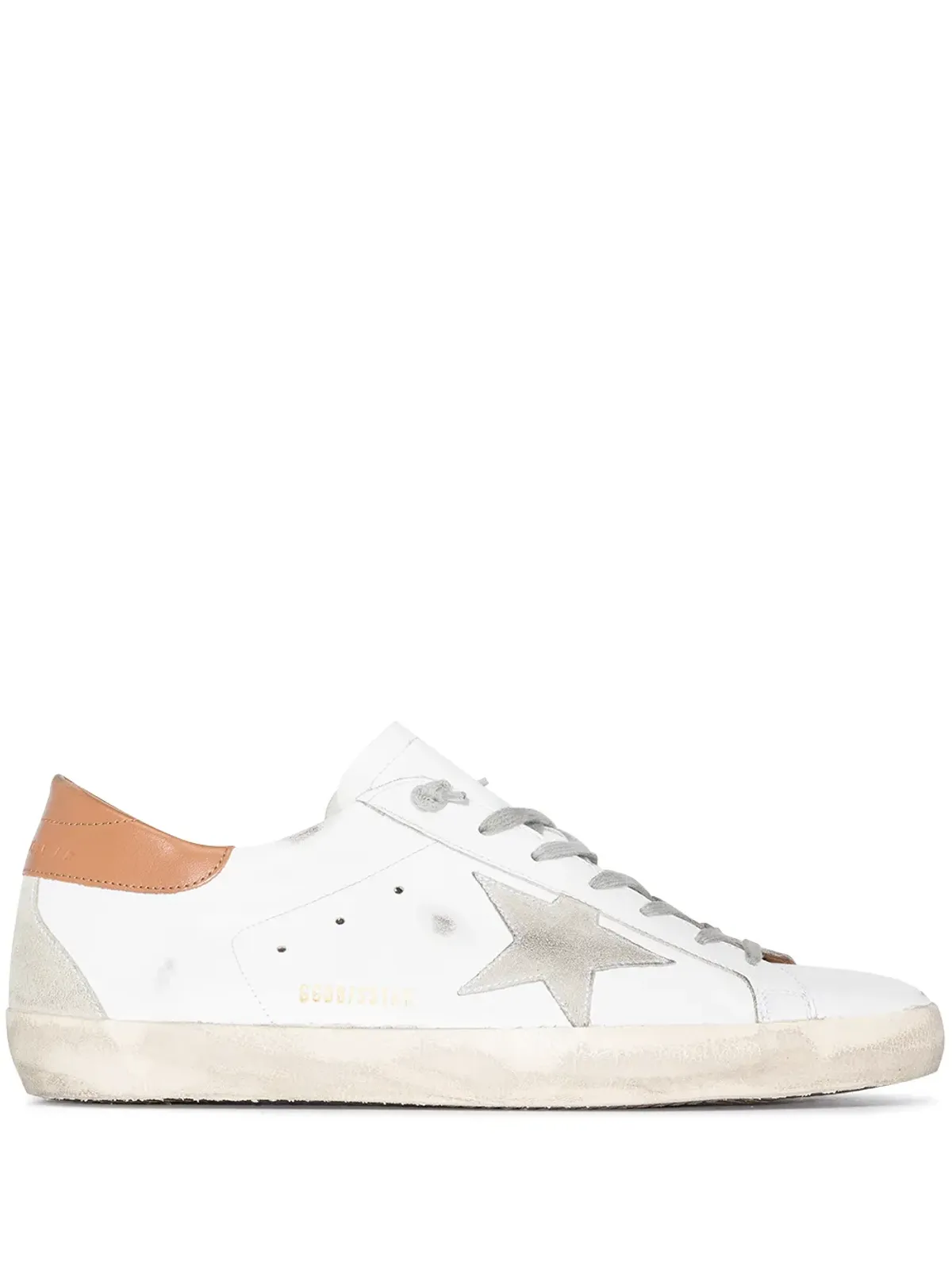 Golden Goose スーパースター ロー・トップ レザー スニーカー - ホワイト - 画像1
