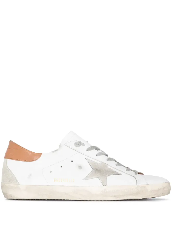 Golden Goose Golden Goose スーパースター ロー・トップ レザー スニーカー - ホワイトの商品画像