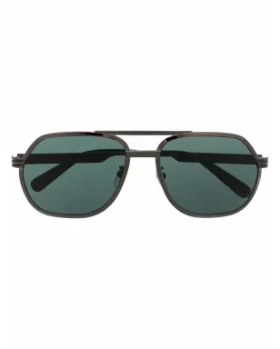 Gucci Eyewear pilot-frame tinted sunglasses - Grey - サムネイル1