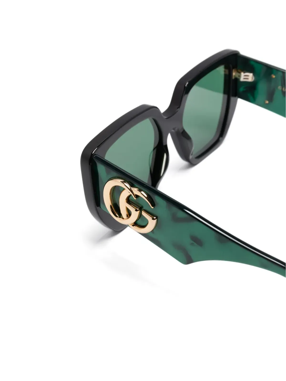 Gucci Eyewear オーバーサイズフレームサングラス - 画像3