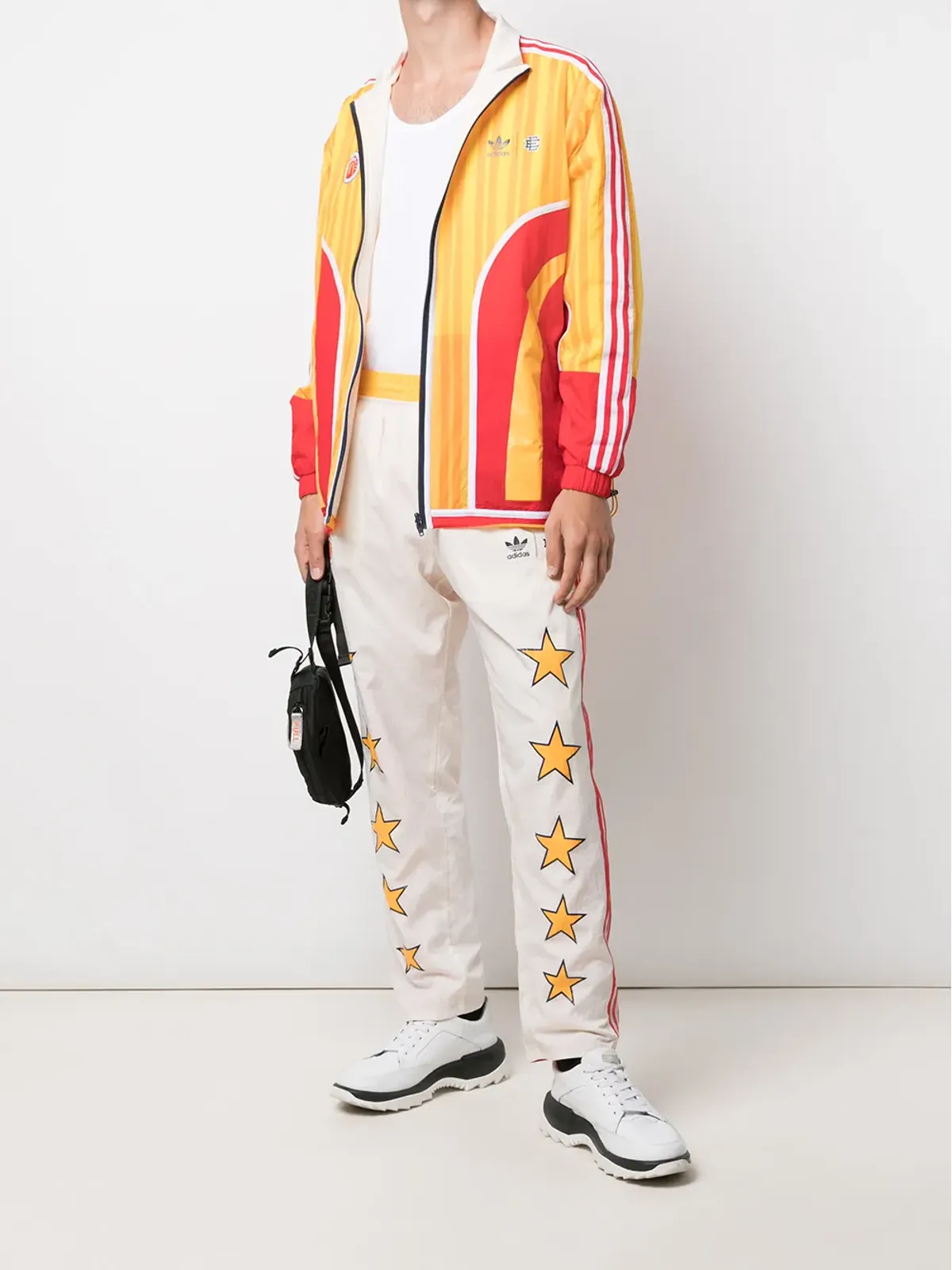 adidas EE リバーシブル トラックパンツ - レッド - 画像2