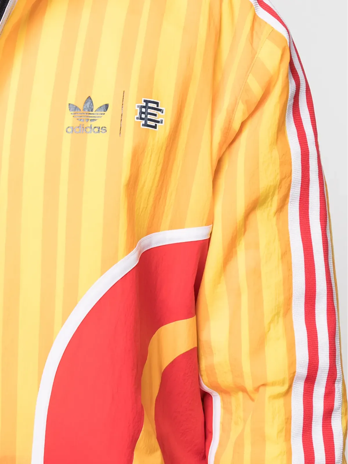 adidas リバーシブル トラックジャケット - イエロー - 画像5