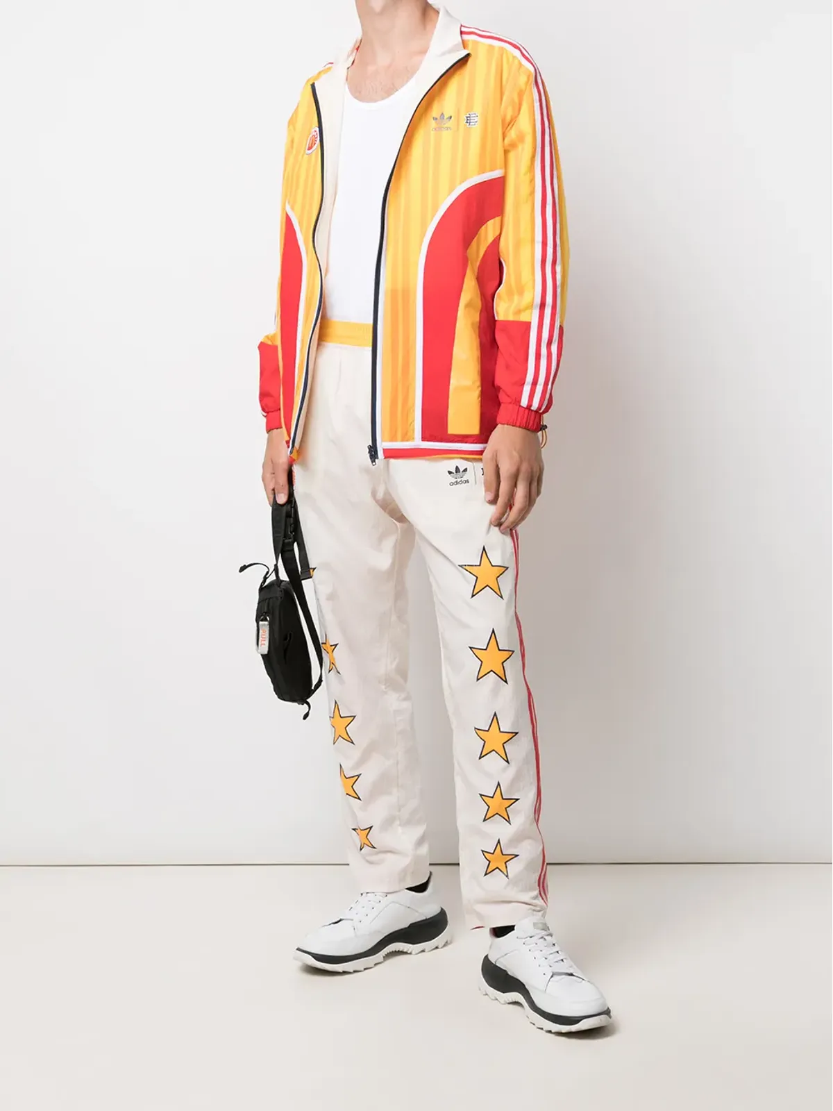 adidas リバーシブル トラックジャケット - イエロー - 画像2