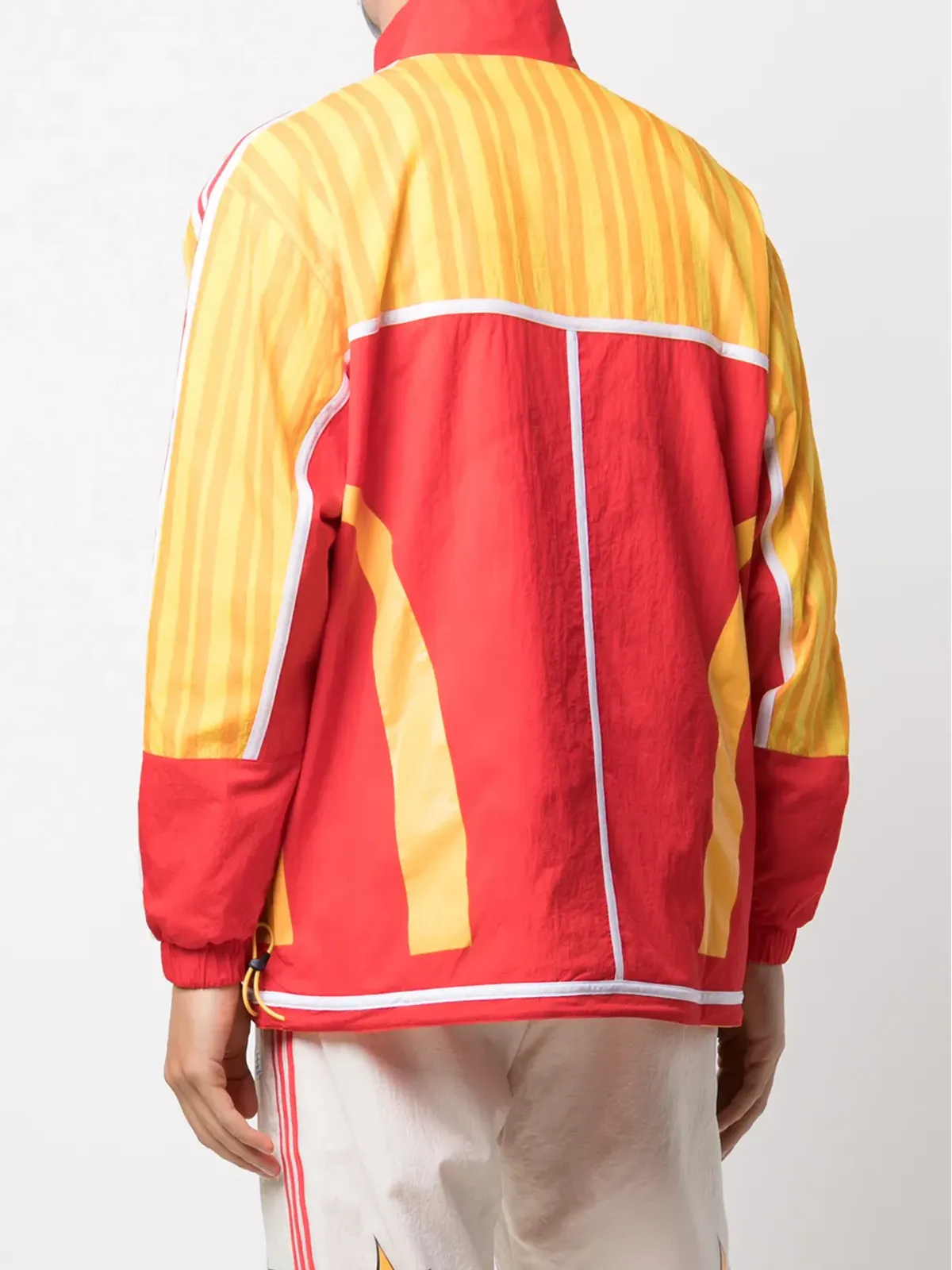 adidas リバーシブル トラックジャケット - イエロー - 画像4