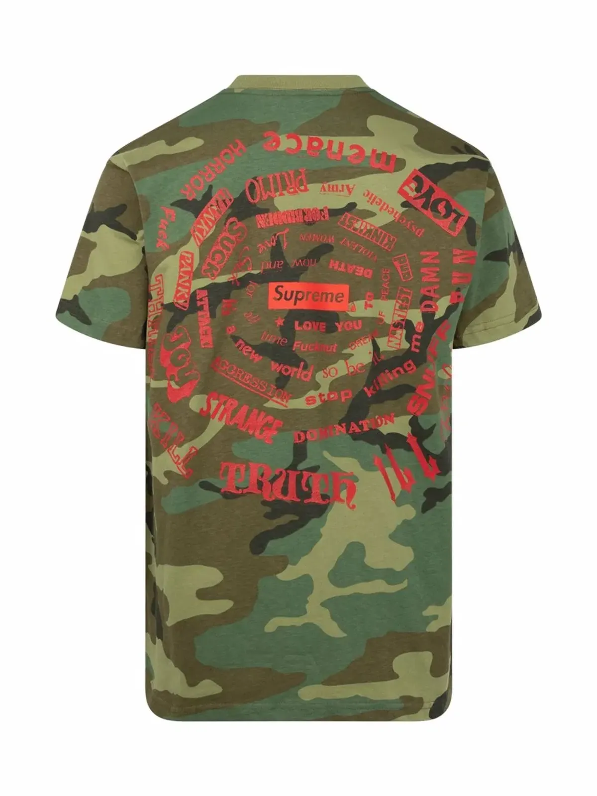 Supreme スパイラル クルーネック Tシャツ - 画像2