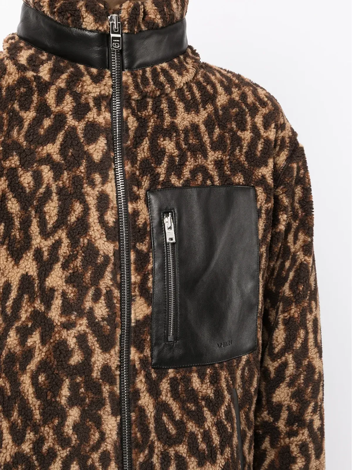 AMIRI レオパード柄ボンバージャケット - 画像5