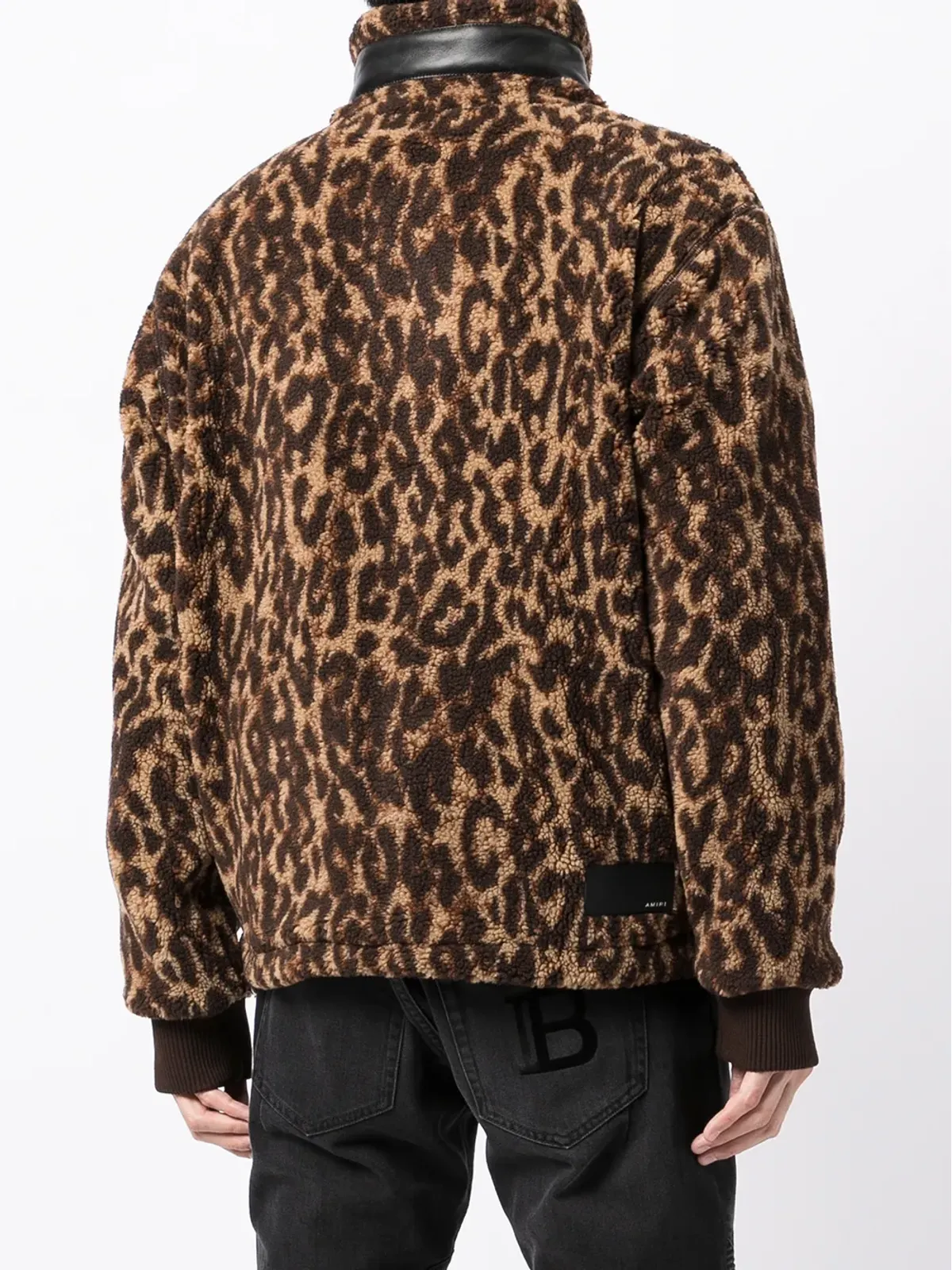 AMIRI レオパード柄ボンバージャケット - 画像4