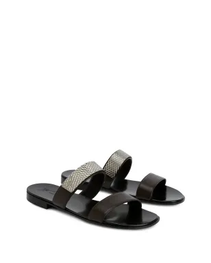 Giuseppe Zanotti Zakストラップサンダル - Brown - サムネイル2