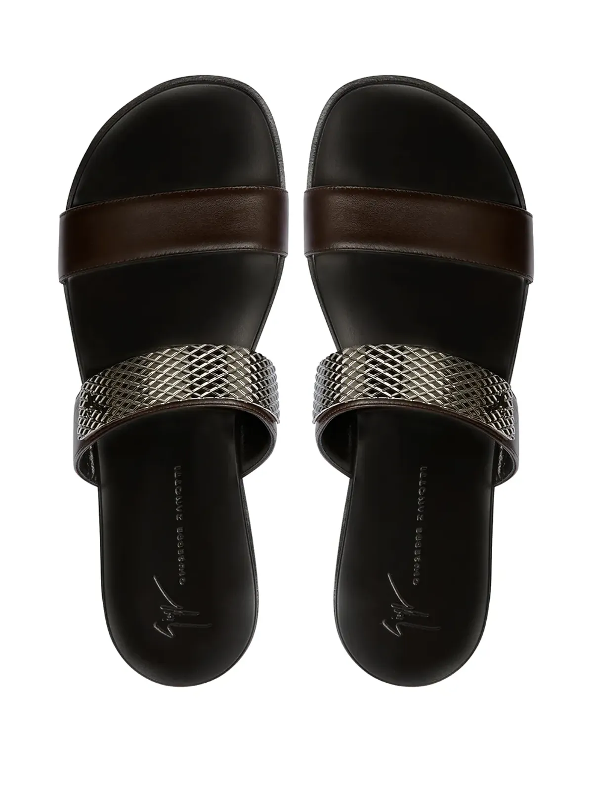 Giuseppe Zanotti Zakストラップサンダル - Brown - 画像4