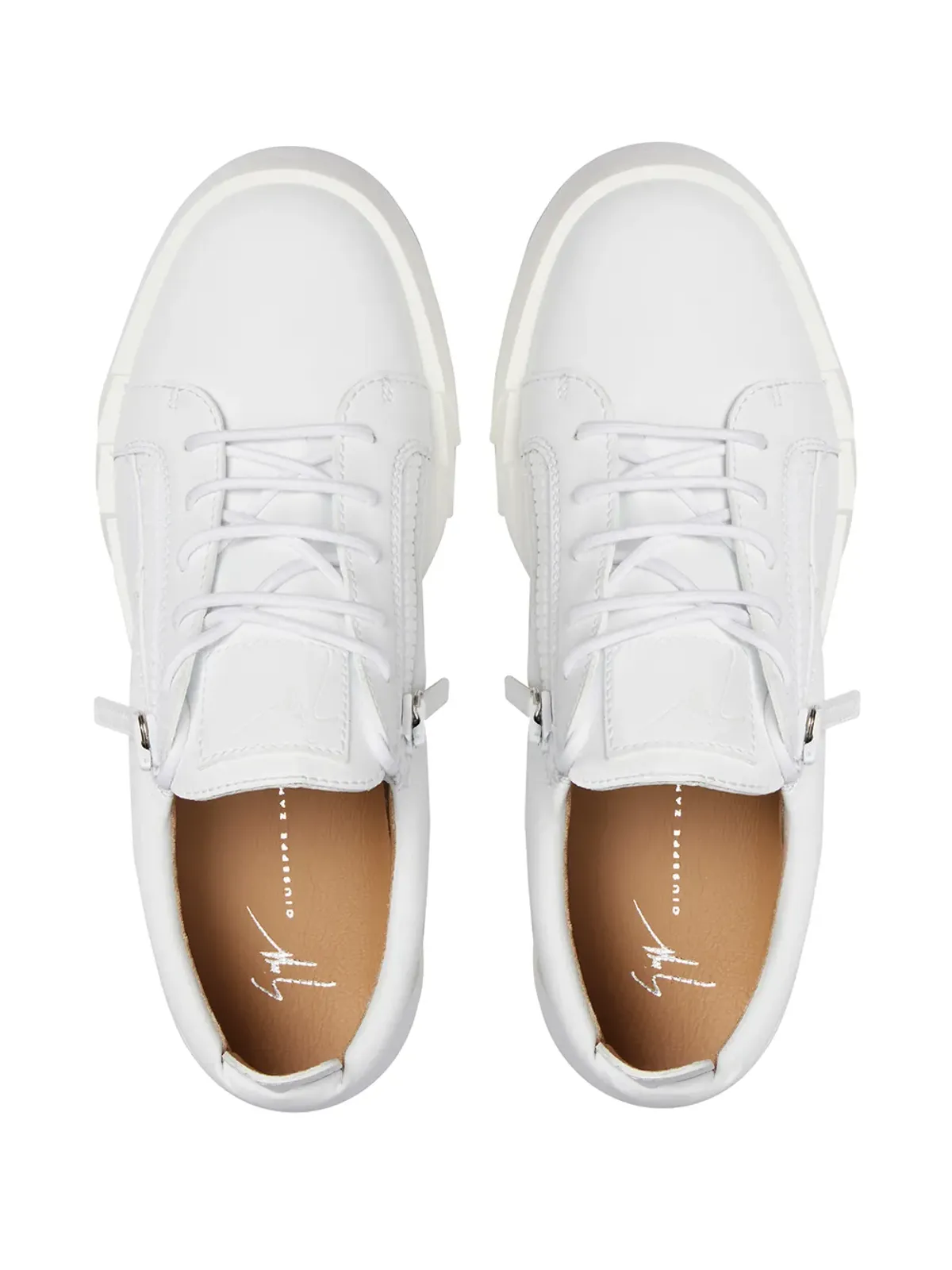 Giuseppe Zanotti The Shark 5.0 ロー・トップスニーカー - ホワイト - 画像4