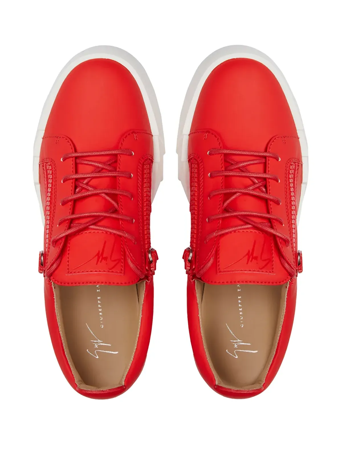Giuseppe Zanotti The Shark 5.0 スニーカー - レッド - 画像4