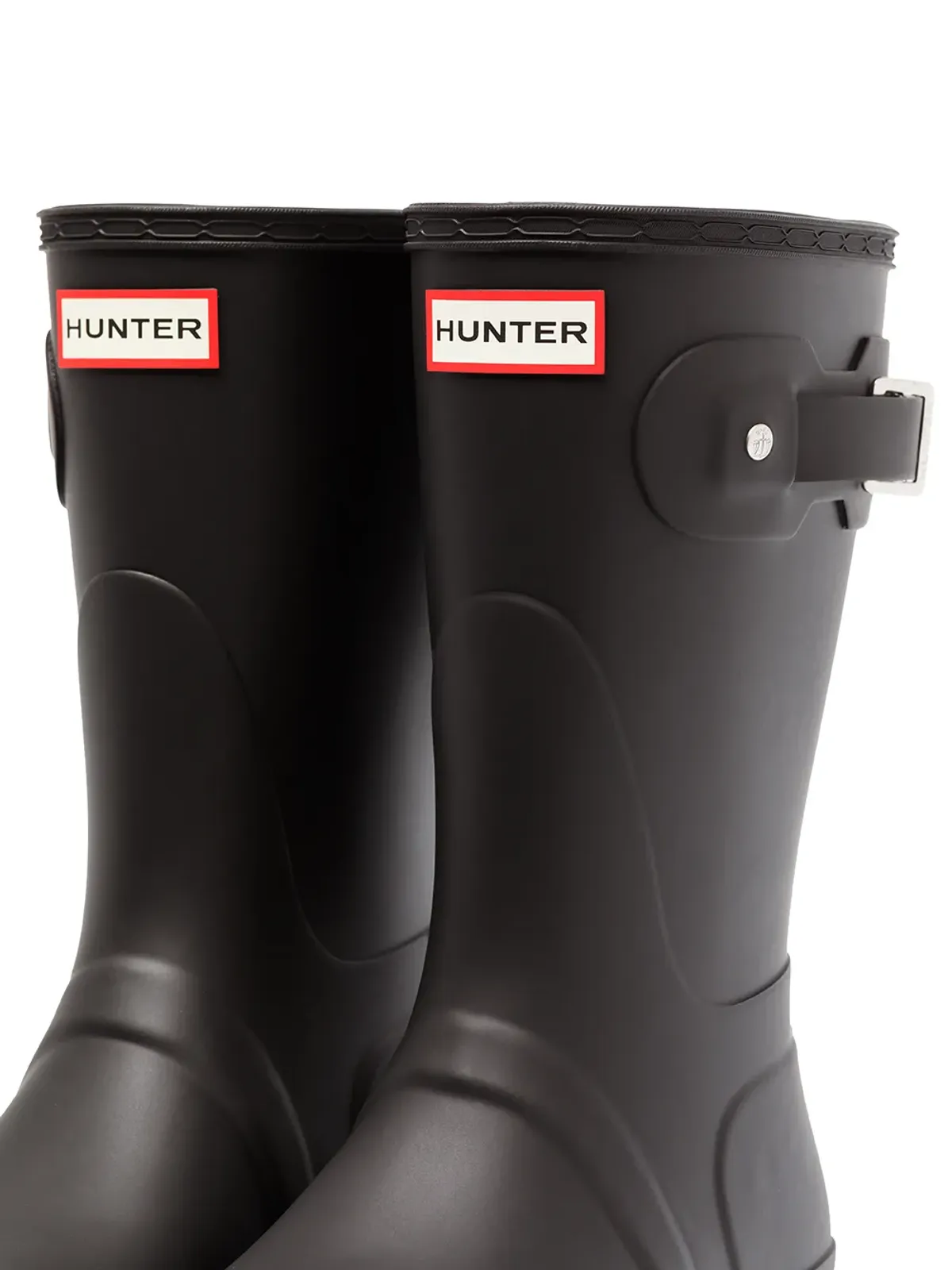 Hunter ロゴパッチ 防水カーフブーツ - 画像4