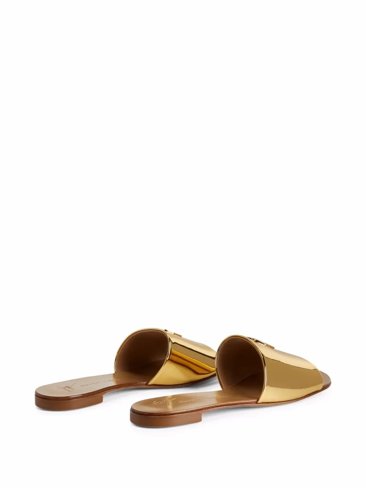 Giuseppe Zanotti シャーリー メタリック サンダル - 画像3