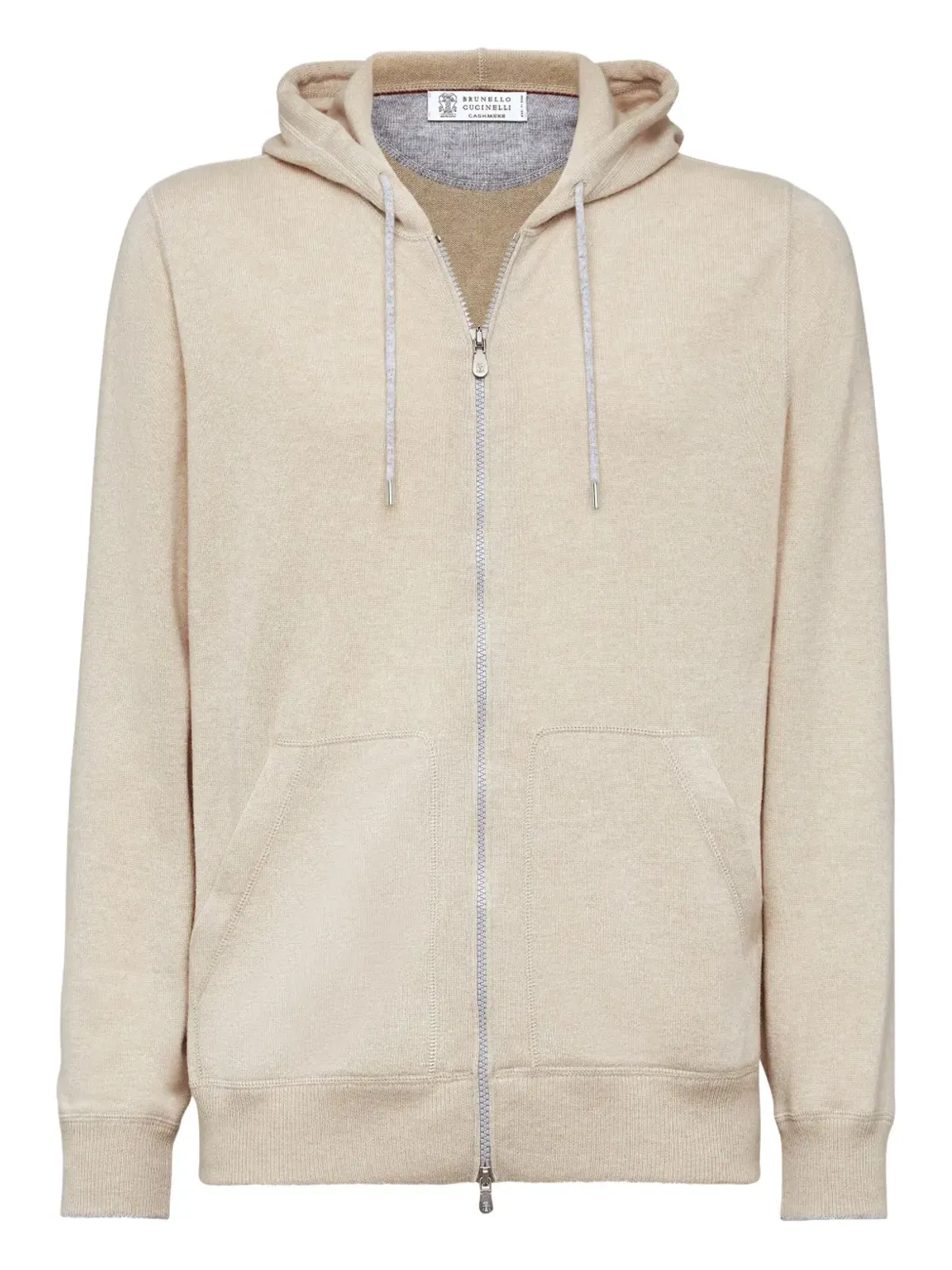 Brunello Cucinelli ジップアップ カシミヤ フーディ - 画像1