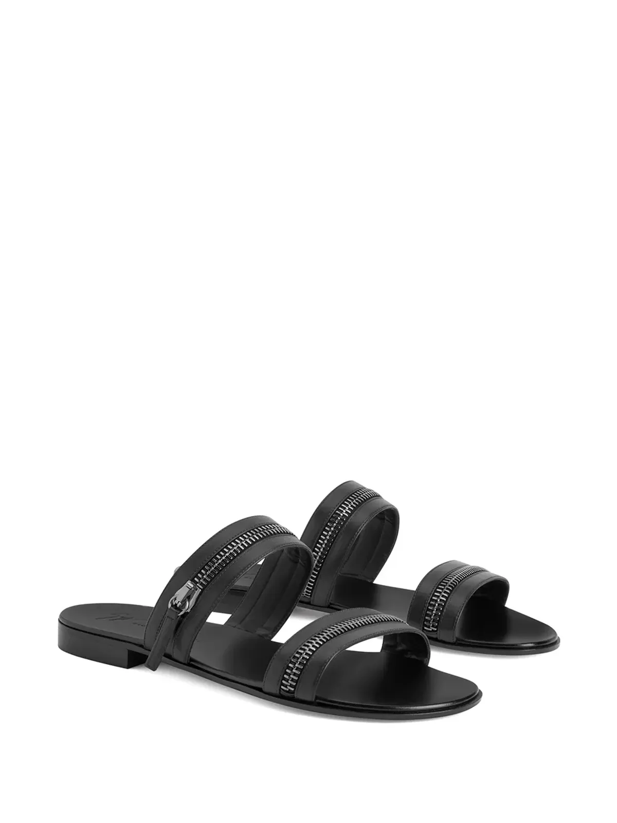 Giuseppe Zanotti Brad ジップディテール サンダル - 画像2