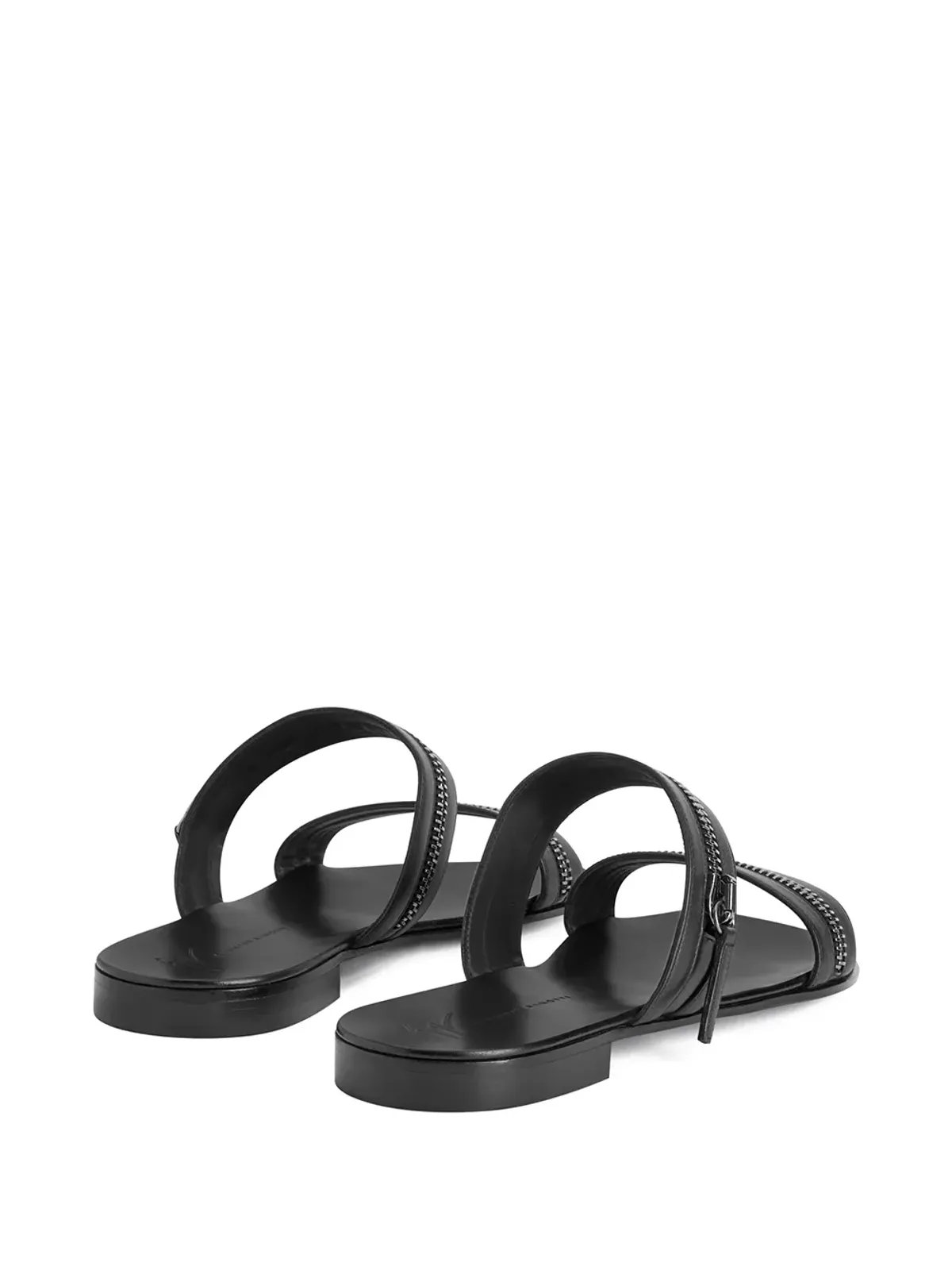 Giuseppe Zanotti Brad ジップディテール サンダル - 画像3