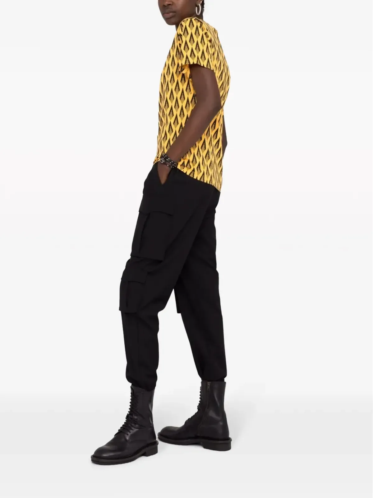 Rabanne Ciao Paco print T-shirt - Yellow - 画像4