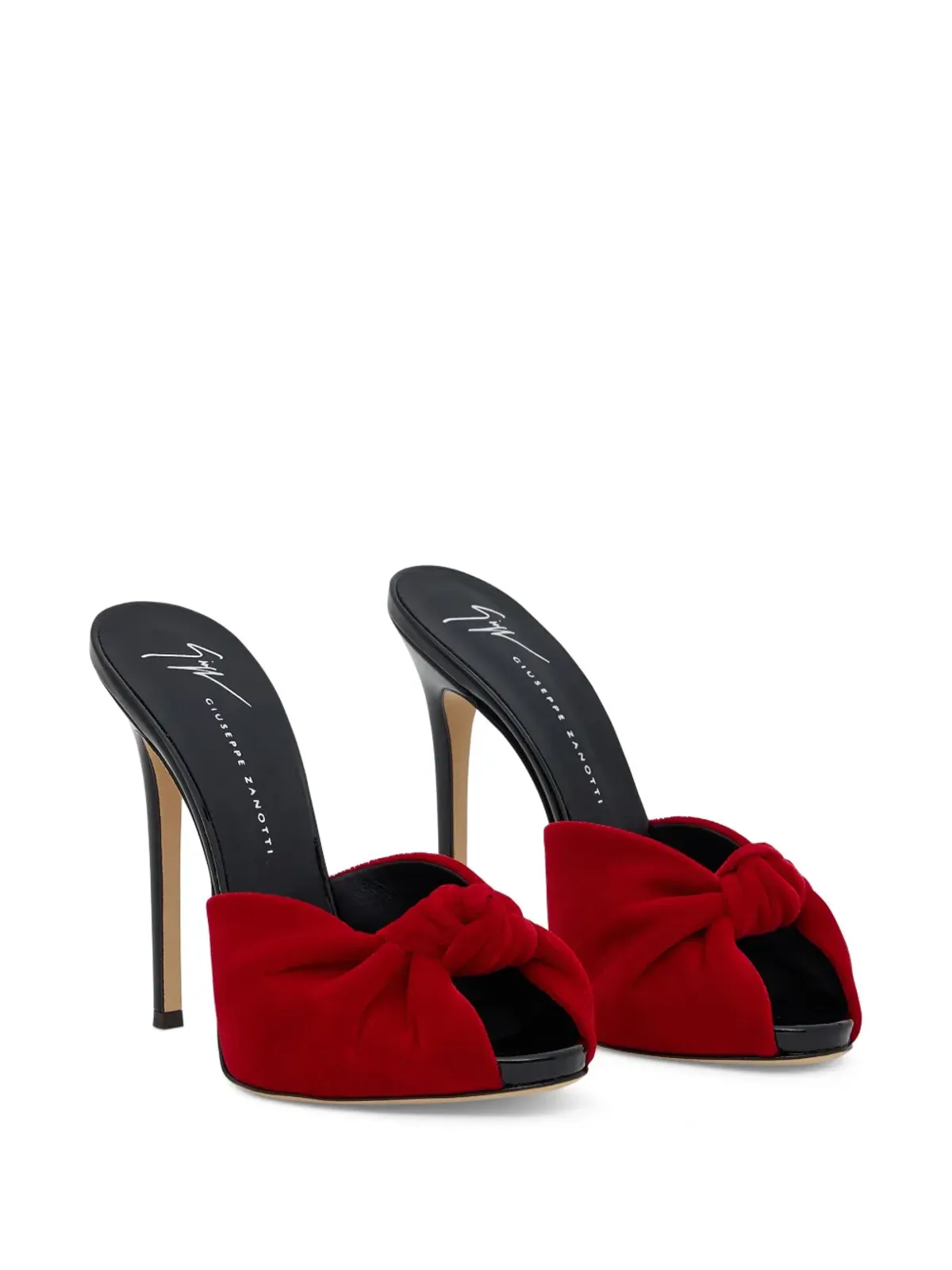 Giuseppe Zanotti ブリジット ベルベットサンダル - 画像2