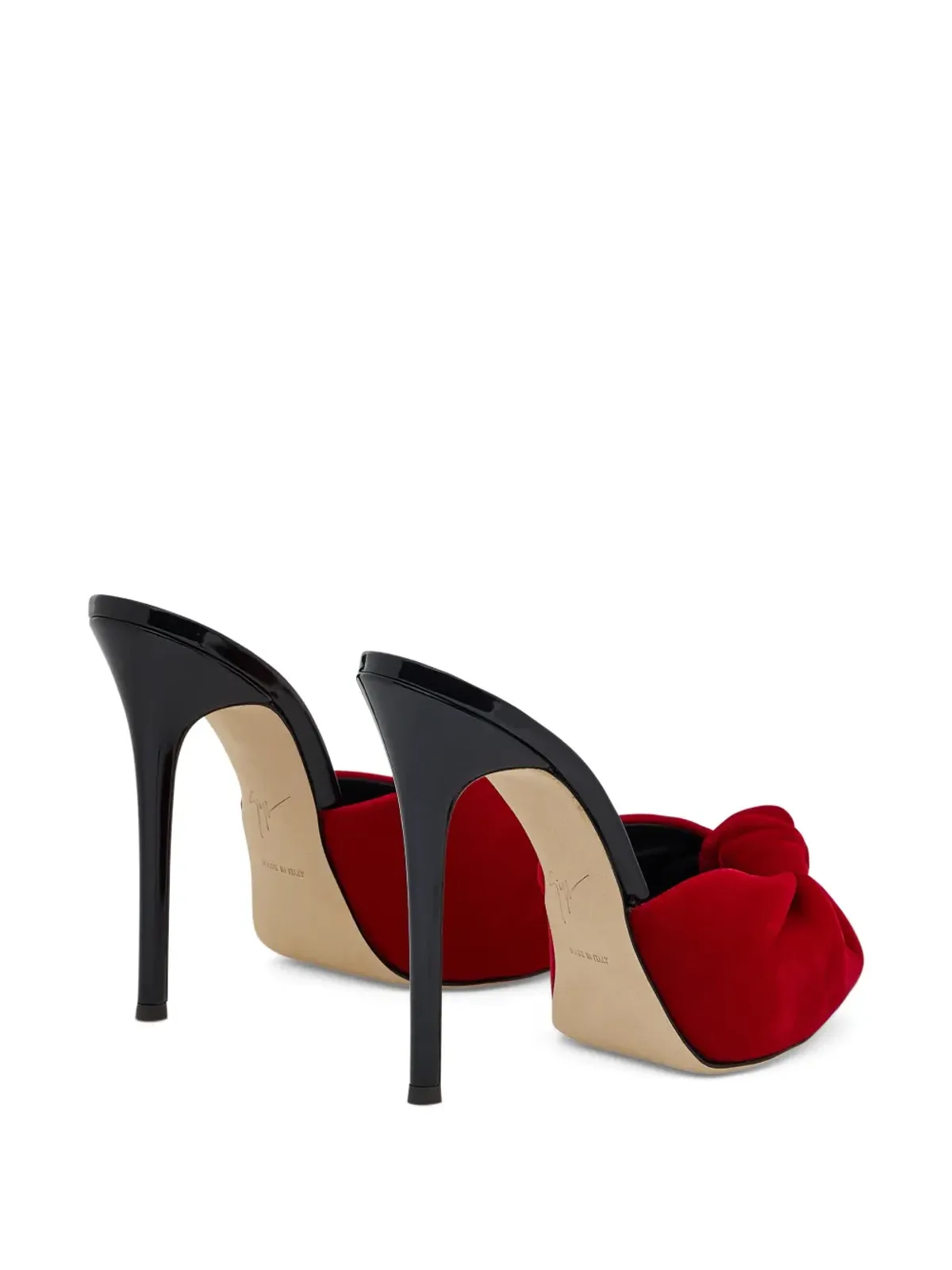 Giuseppe Zanotti ブリジット ベルベットサンダル - 画像3