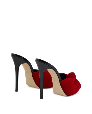Giuseppe Zanotti ブリジット ベルベットサンダル - サムネイル3