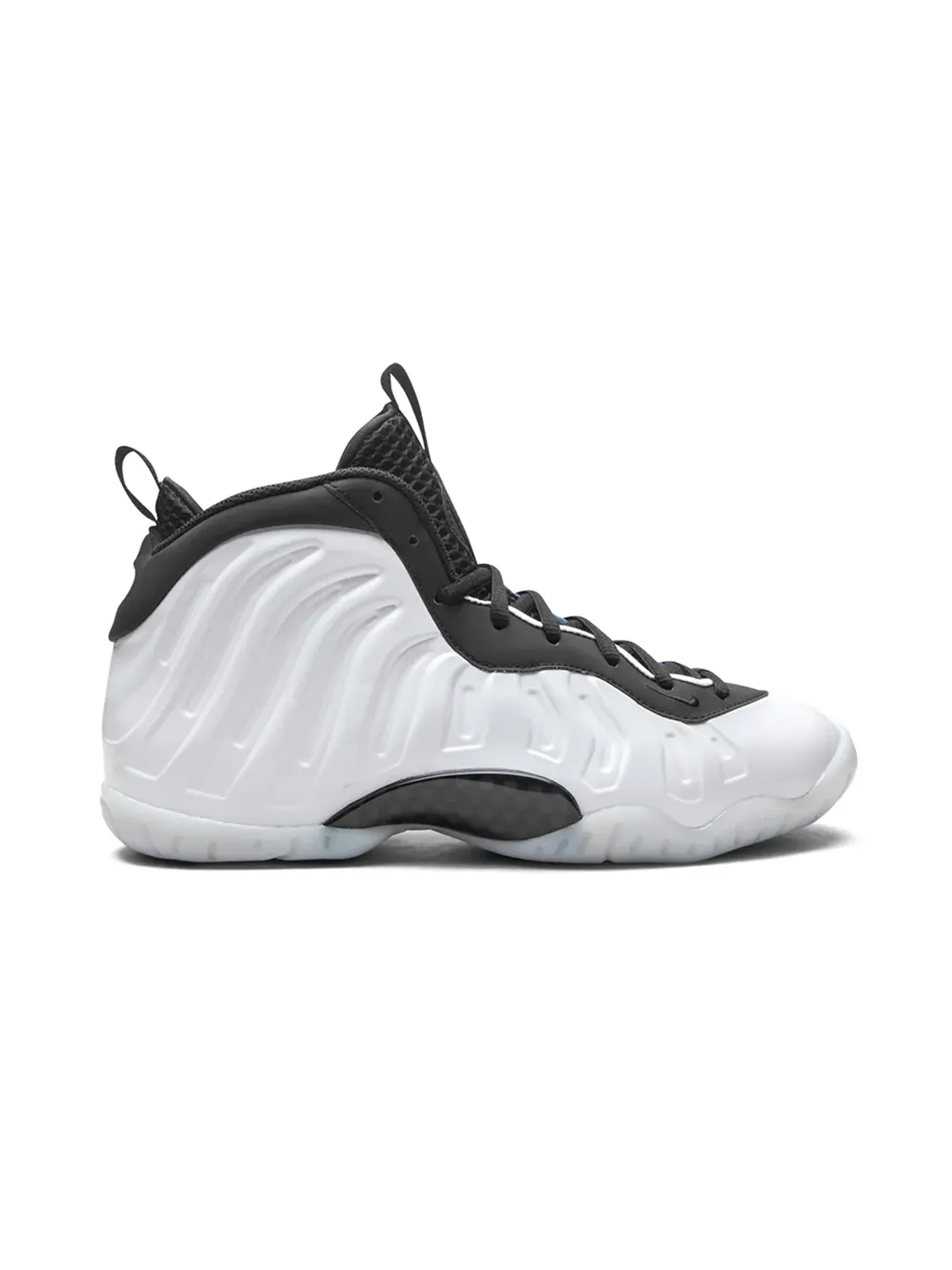 Nike Kids Little Posite One Orlando Magic Home スニーカー（ホワイト） - 画像2