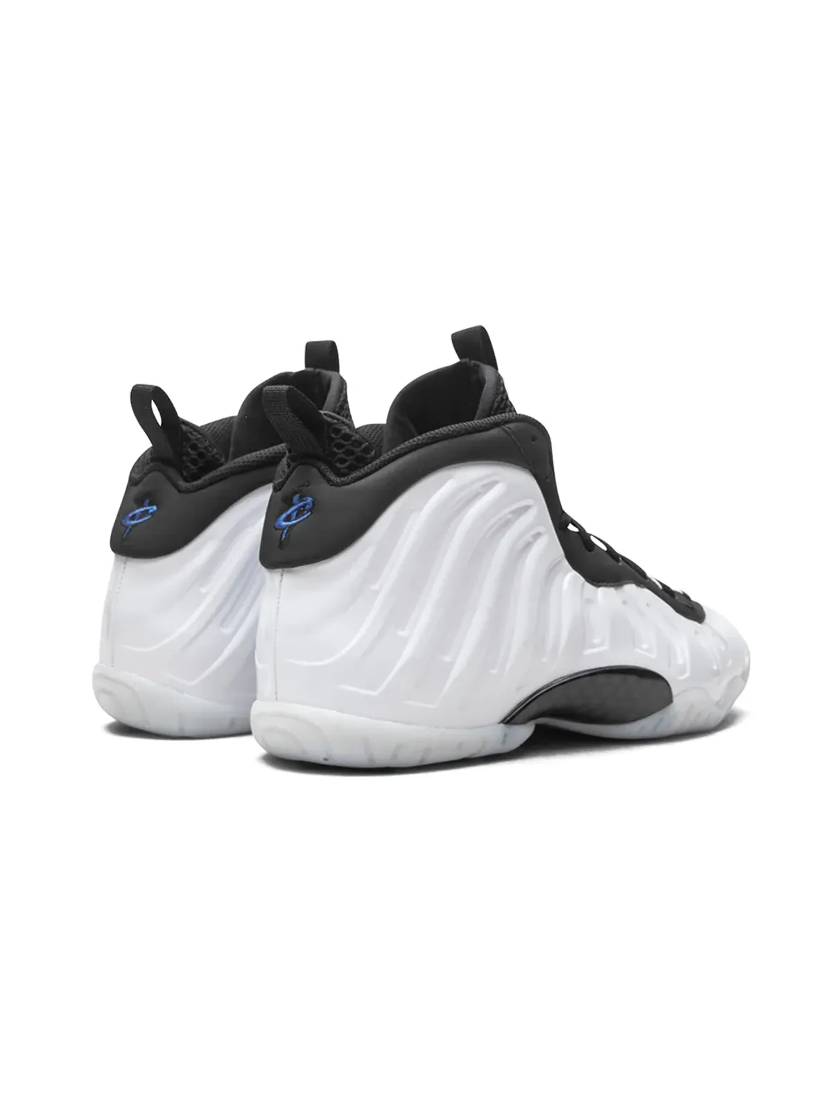 Nike Kids Little Posite One Orlando Magic Home スニーカー（ホワイト） - 画像3