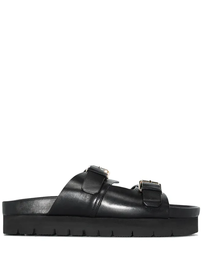 Grenson Grenson Flora フラットフォームサンダル ブラックの商品画像
