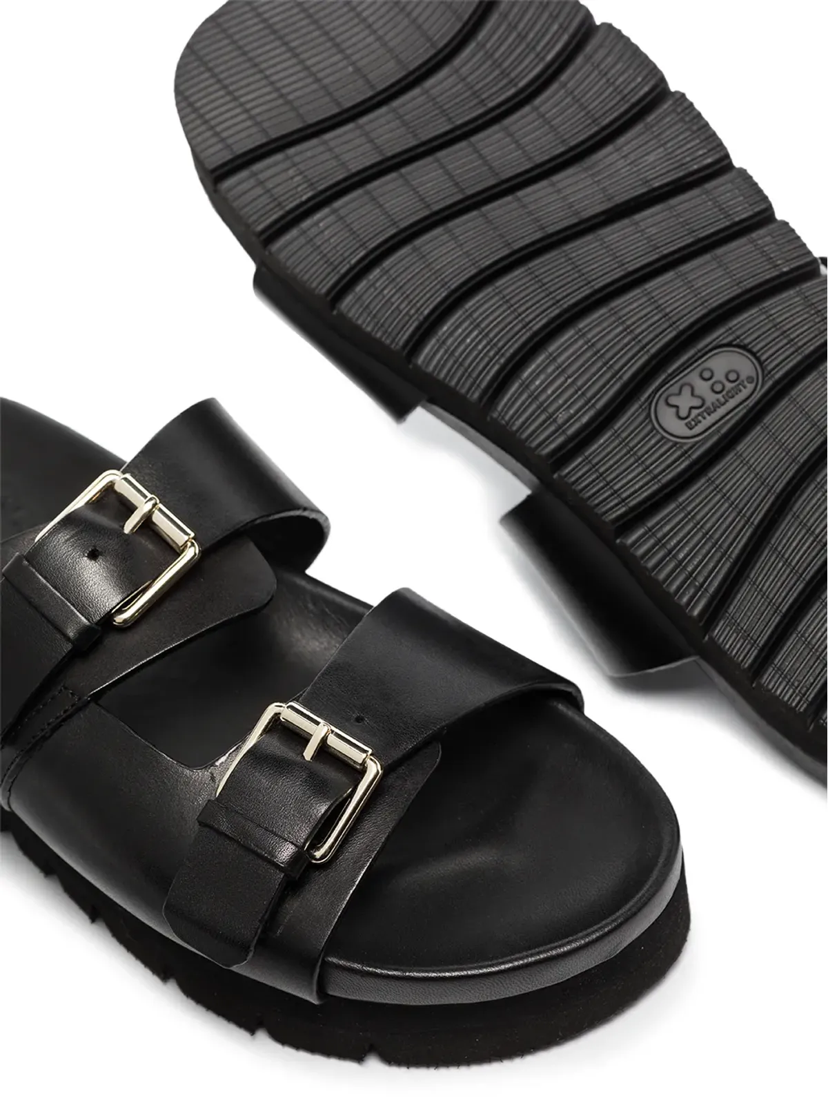 Grenson Flora フラットフォームサンダル ブラック - 画像2
