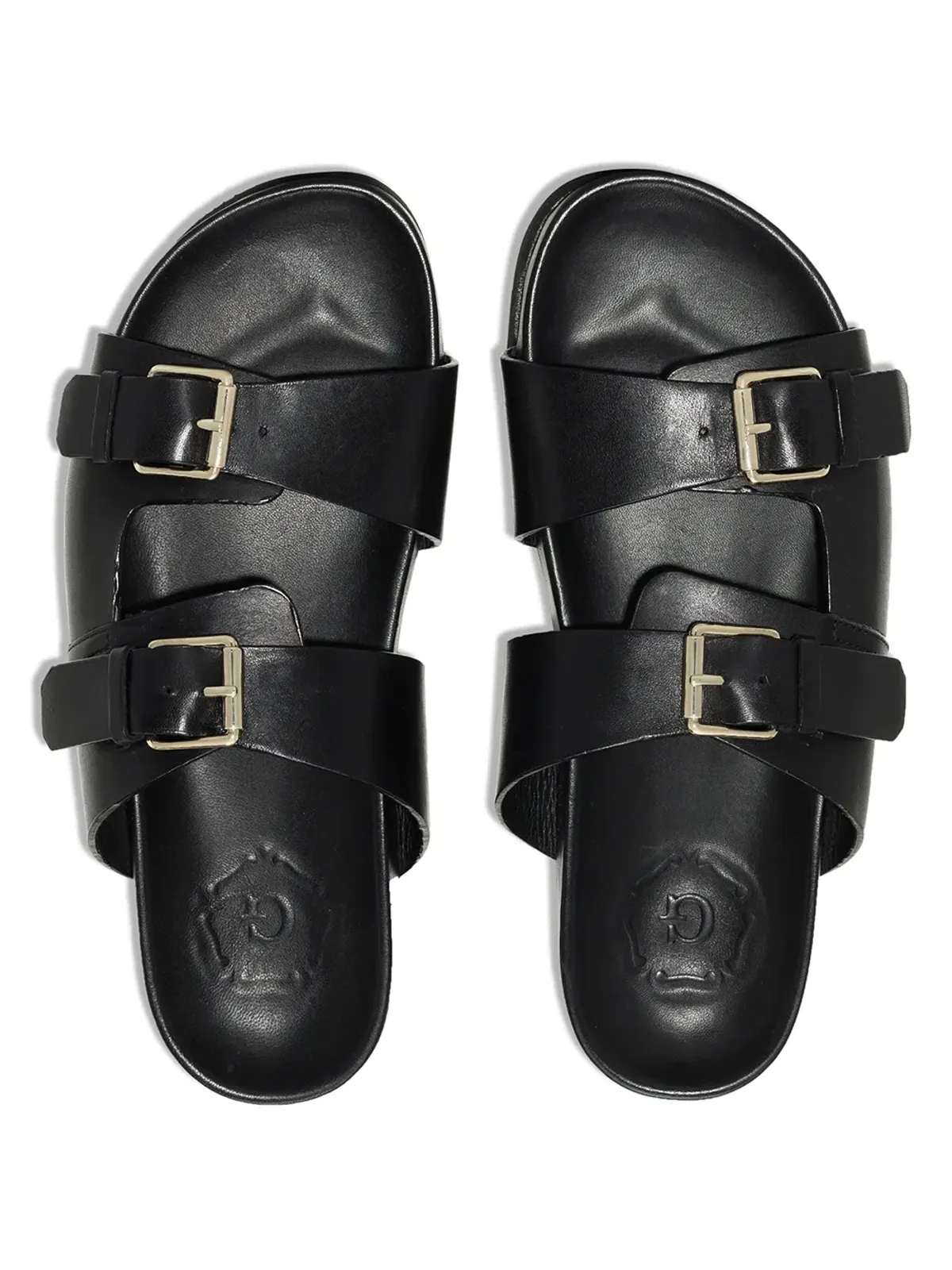 Grenson Flora フラットフォームサンダル ブラック - 画像4