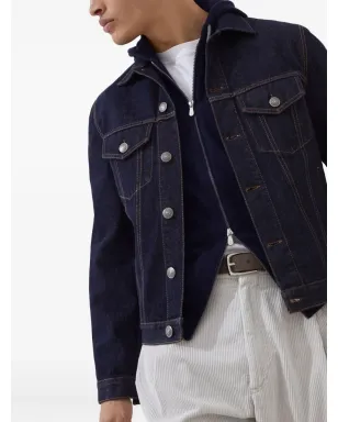 Brunello Cucinelli ドローコード付きジップアップカシミヤフーディ - サムネイル5