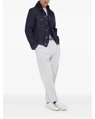 Brunello Cucinelli ドローコード付きジップアップカシミヤフーディ - サムネイル2