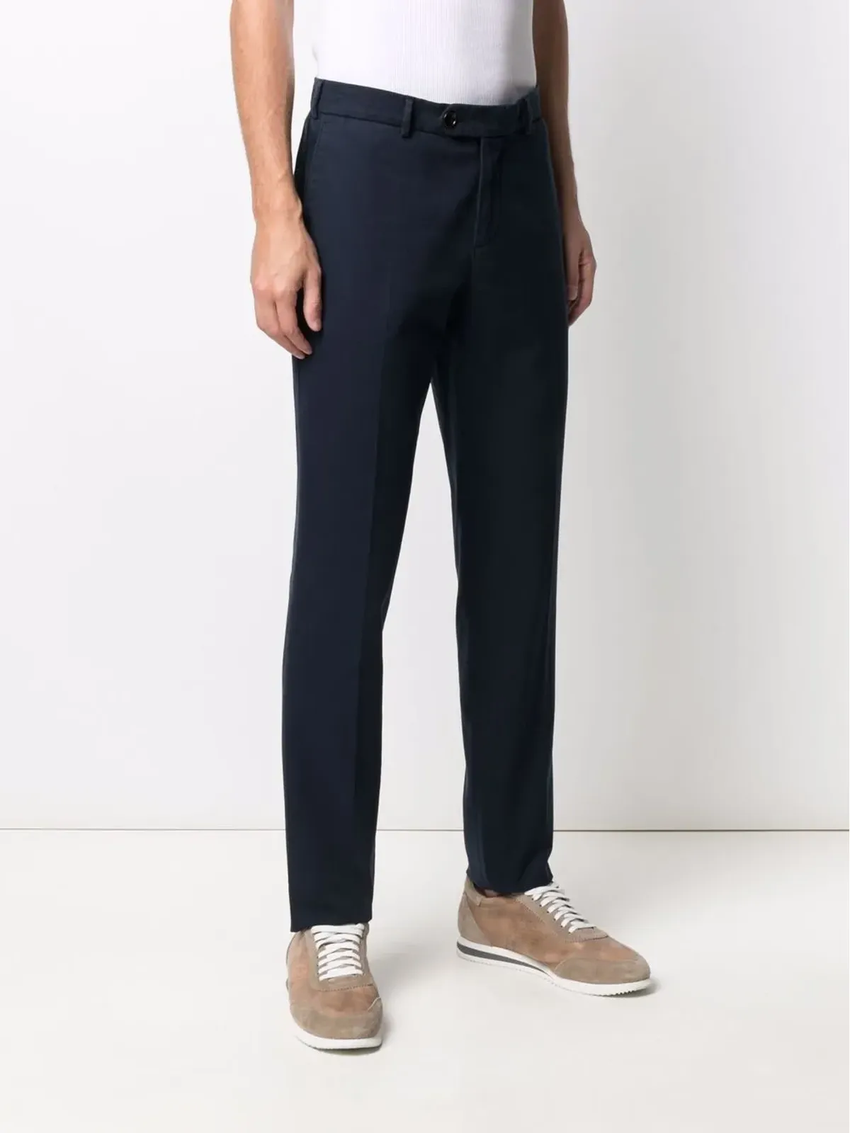 Brunello Cucinelli ミッドライズ・スリム チノパンツ - 画像3