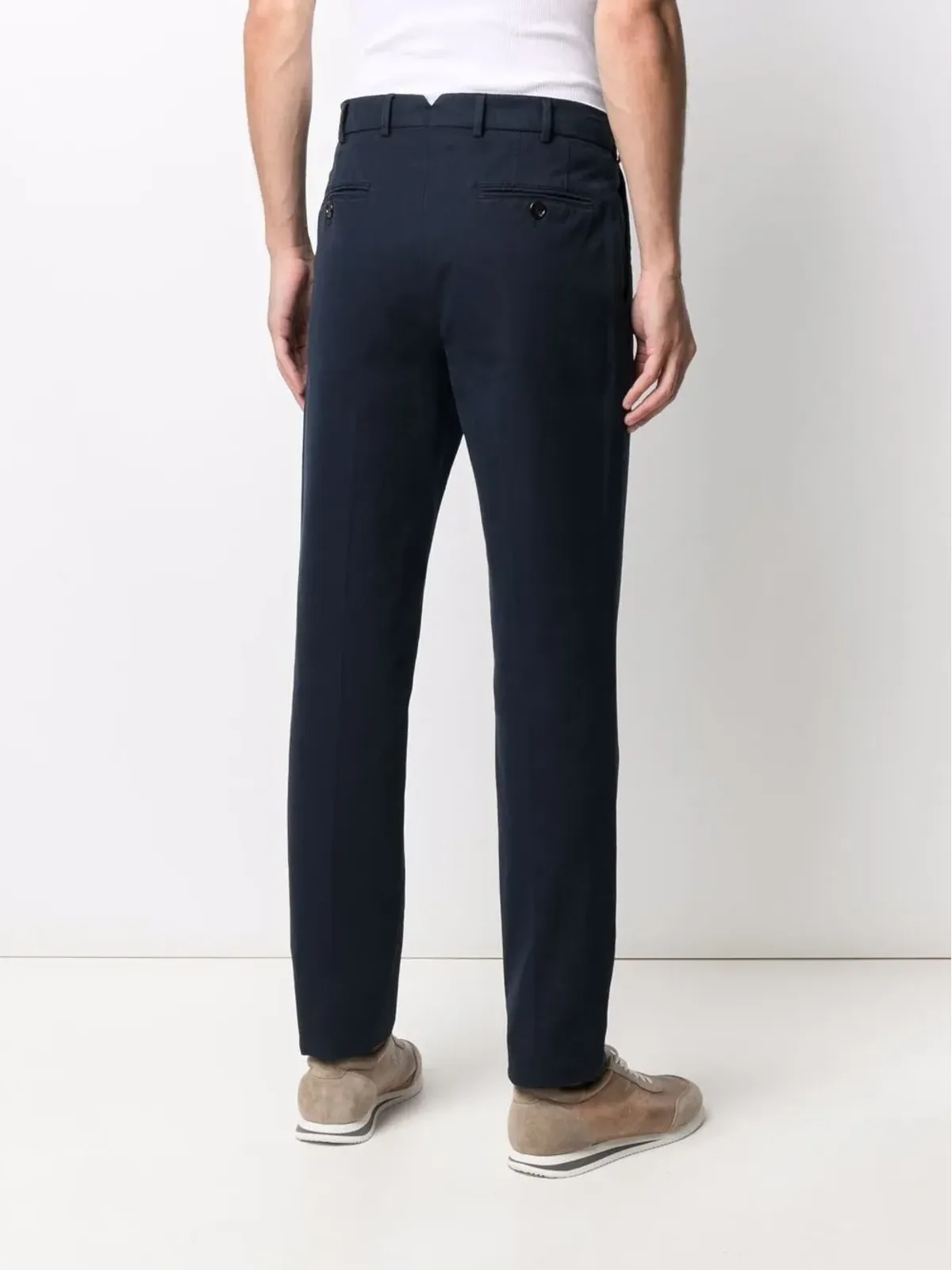 Brunello Cucinelli ミッドライズ・スリム チノパンツ - 画像4