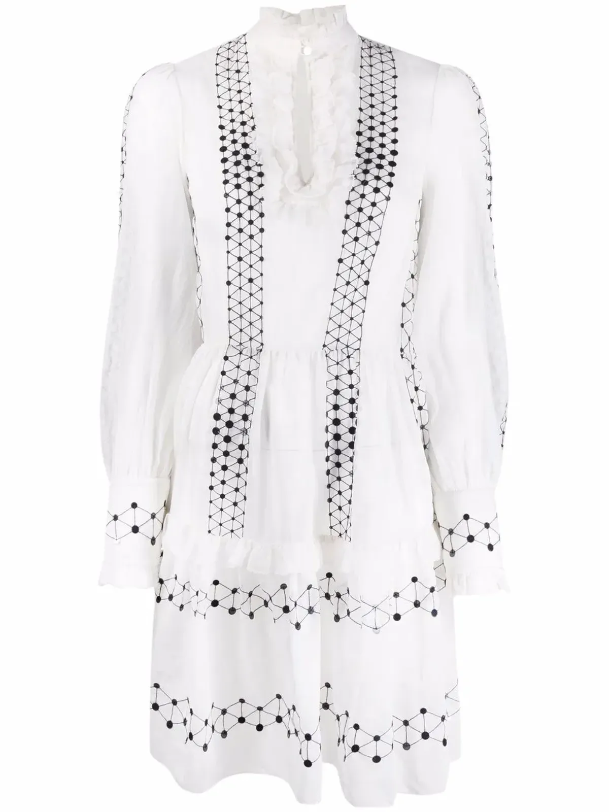 Temperley London Robin ロングスリーブ ミニドレス - 画像1