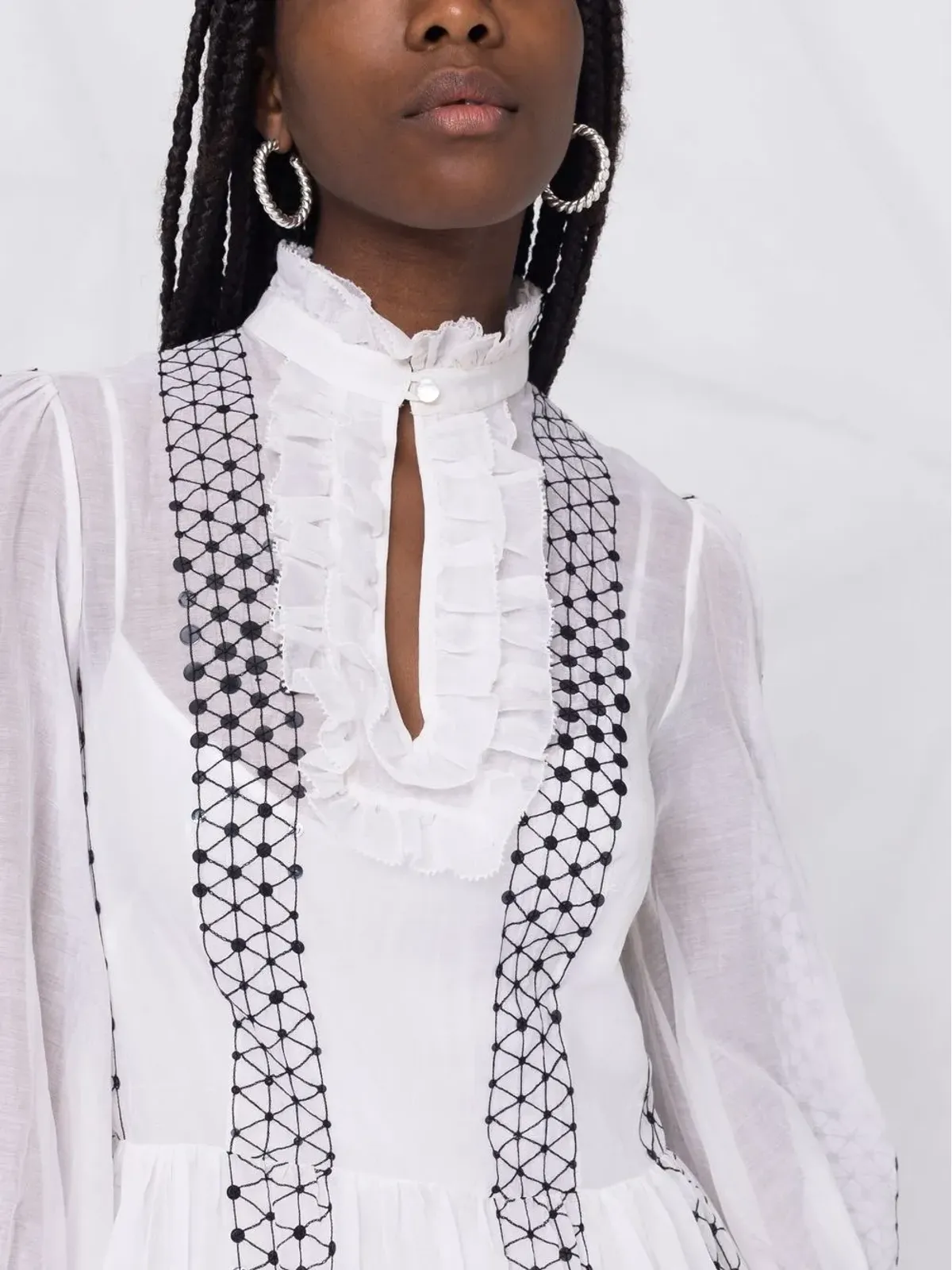 Temperley London Robin ロングスリーブ ミニドレス - 画像5