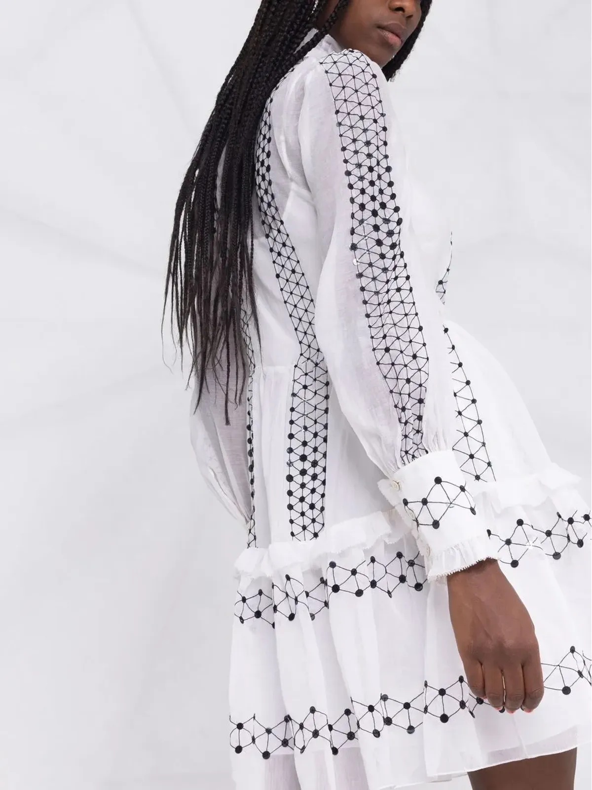 Temperley London Robin ロングスリーブ ミニドレス - 画像3
