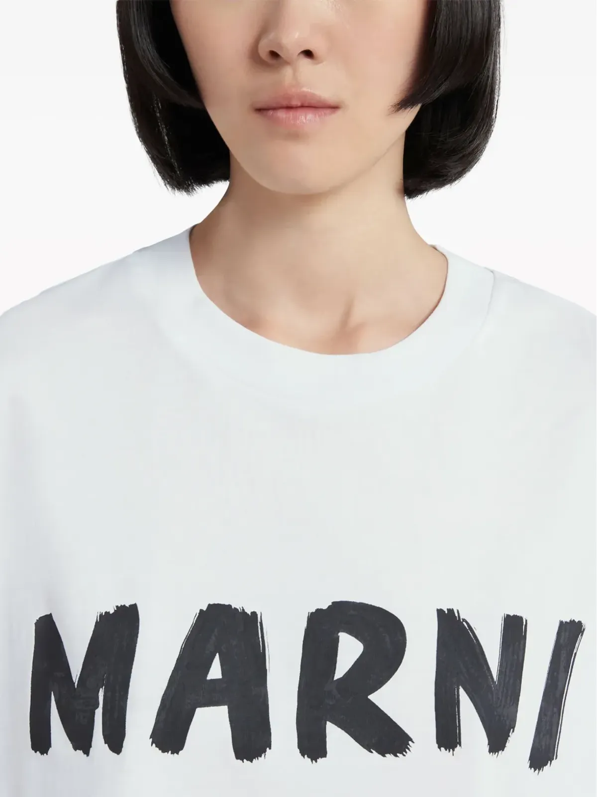 Marni ロゴプリント コットンTシャツ - 画像5