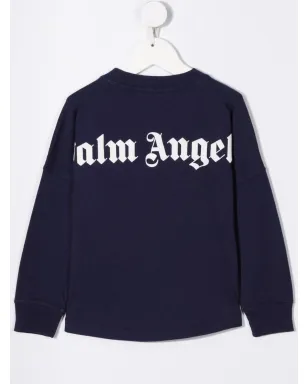 Palm Angels Kids ロゴプリント長袖Tシャツ - サムネイル2
