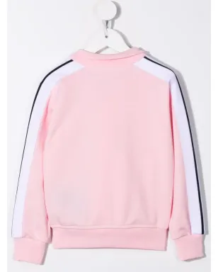 Palm Angels Kids ロゴプリントジップアップ トラックジャケット - ピンク - サムネイル2
