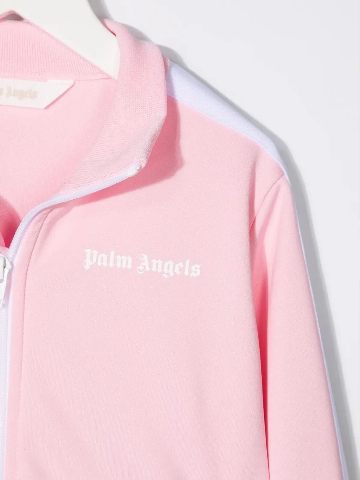 Palm Angels Kids ロゴプリントジップアップ トラックジャケット - ピンク - 画像3